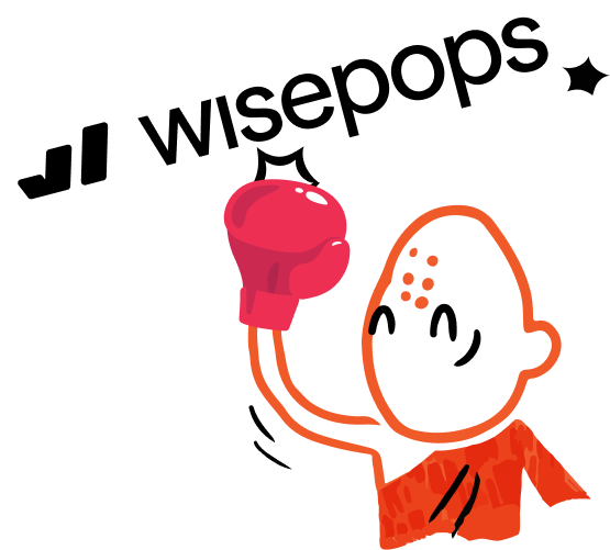 OptiMonk character boxing Wisepops