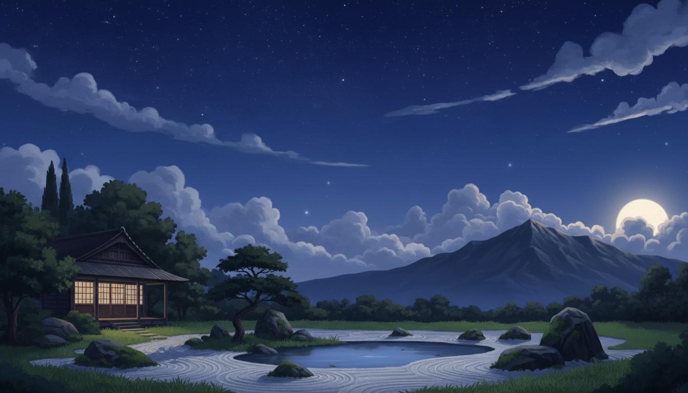 Zen garden background