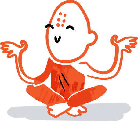 Meditating Monk