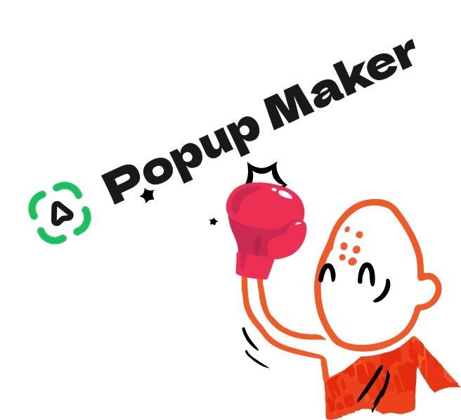 OptiMonk character boxing WP Popup Maker