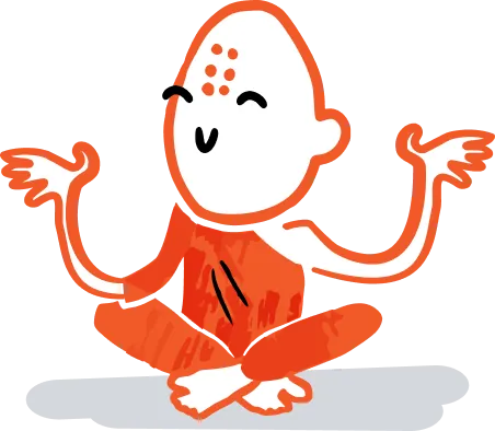 Meditating Monk