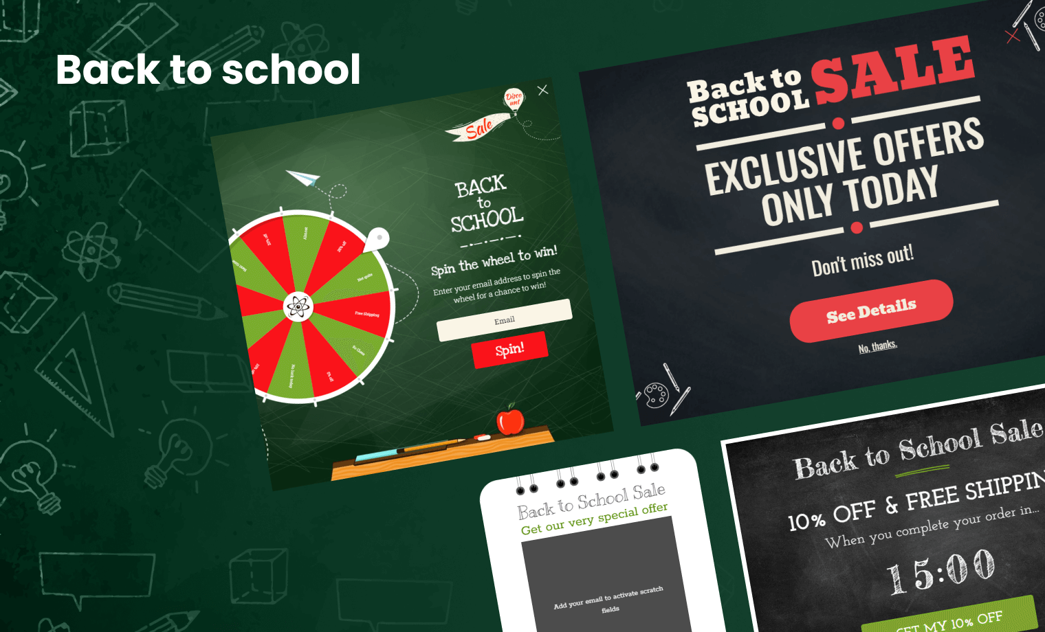 Back to school theme preview