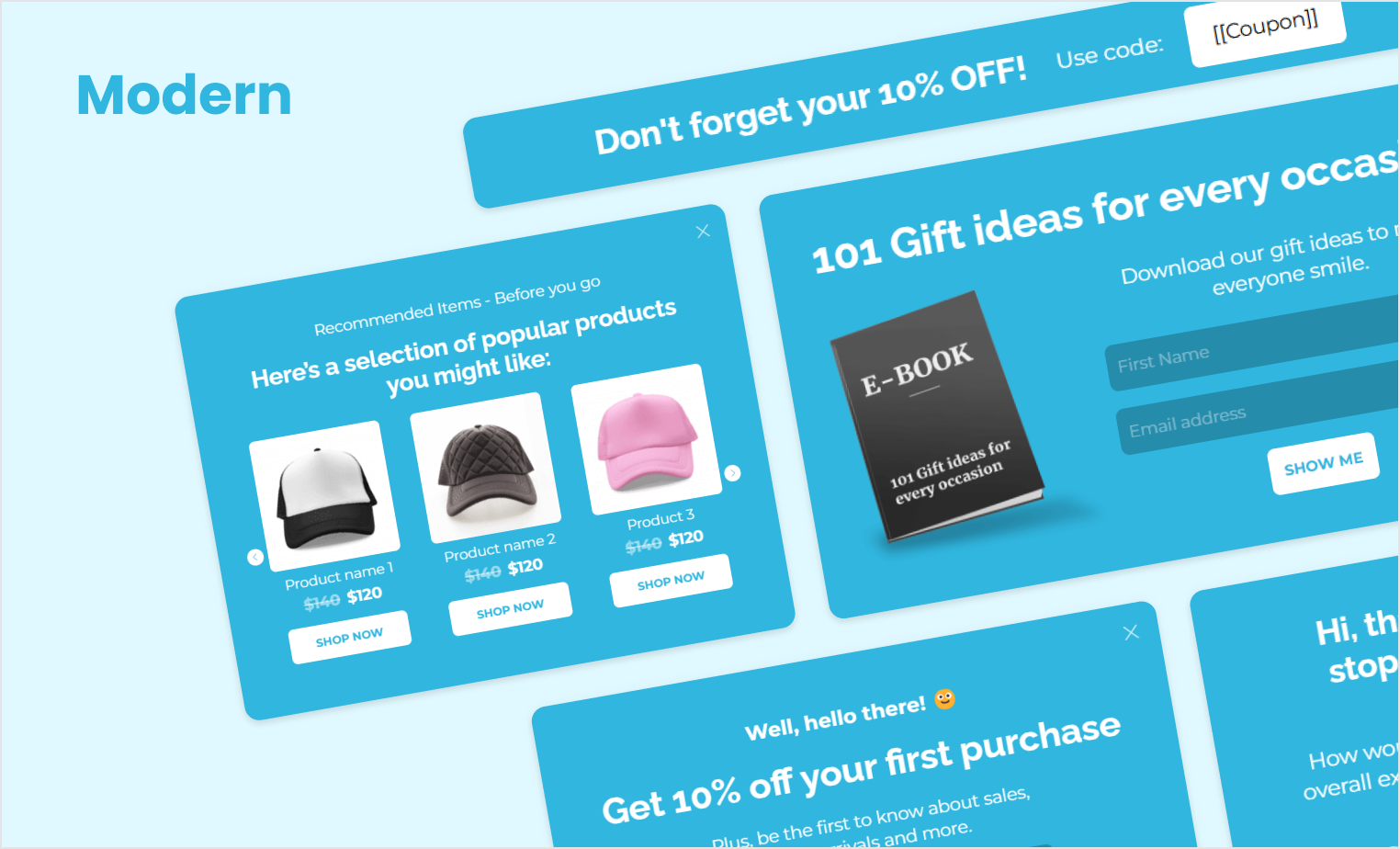 Modern theme preview