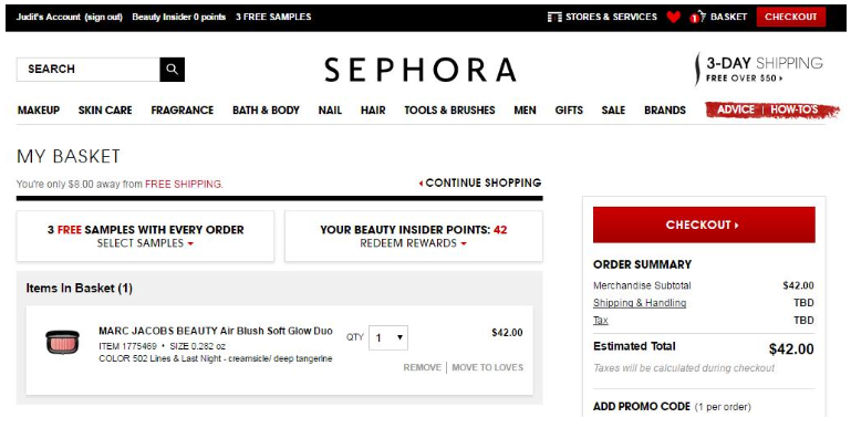 Útmutató a kosárelhagyási ráta csökkentéséhez az értékesítési tölcsérben sephora - Útmutató a kosárelhagyási ráta csökkentéséhez az értékesítési tölcsérben