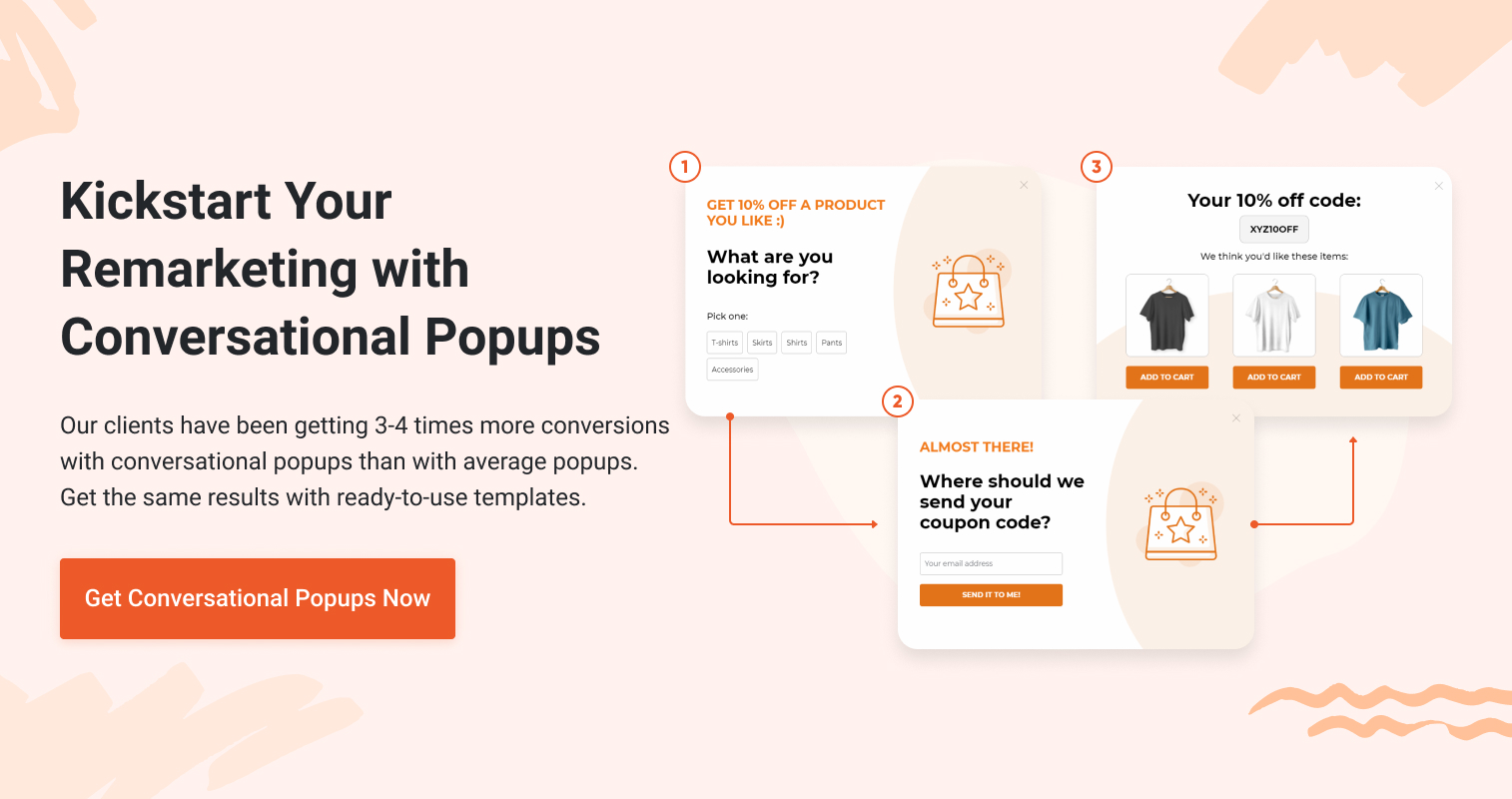 Conversational Popup Infographics 10 1 - Why Your Remarketing Strategy Isn’t Working Anymore And How You Can Fix It