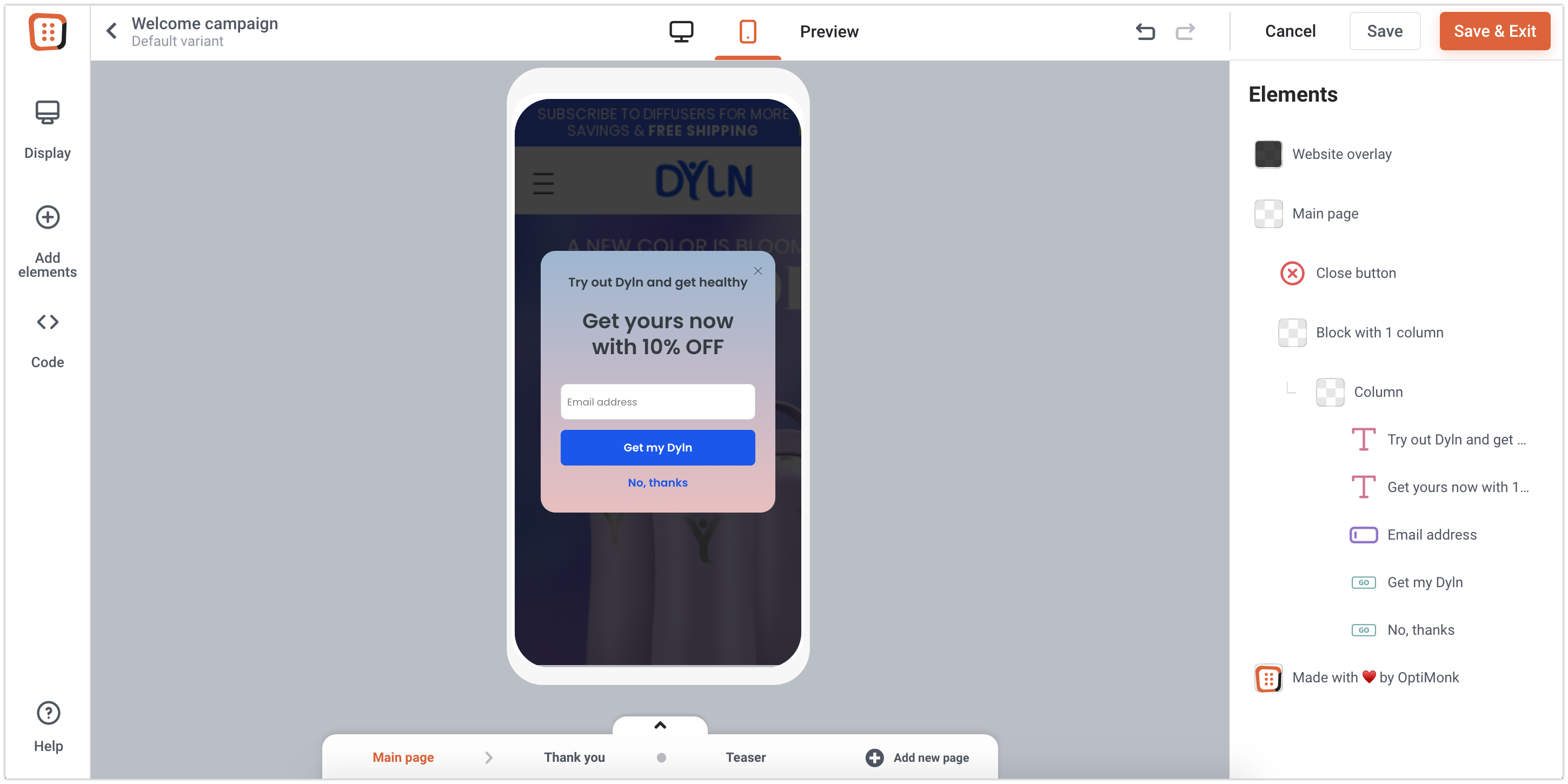 Untitled 12 2 - <img src="https://www.optimonk.com/wp-content/uploads/Tactic-28.jpg"><cite><span class="a">advanced</span><p><b>+15%</b>influencer marketing ROI</p></cite>Influencer Welcome<small>Utilize influencers to generate a highly personalized welcome for your visitors</small><div><p><b>Industry</b>Any</p><p><b>Type</b>Overlay</p></div>