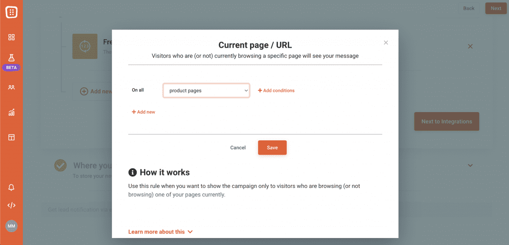 Untitled 5 1 1024x494 - <cite><span class="i">intermediate</span><p><b>-20%</b>bounce rate</p></cite>Encourage product discovery by promoting your top products on autopilot <div><p><b>Industry</b>Ecommerce</p><p><b>Type</b>Overlay</p></div>