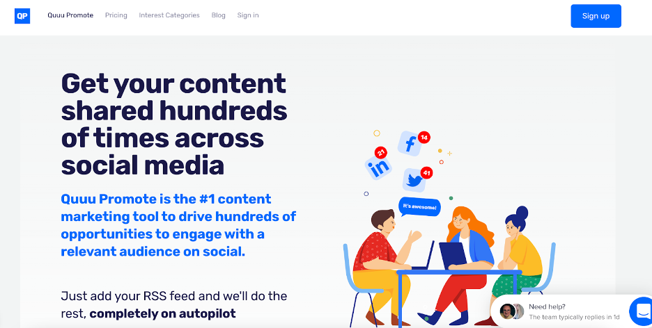 Quuu is one of the best growth hacking tools