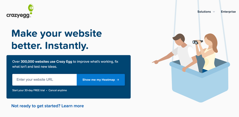 CrazyEgg is one of the best growth hacking tools