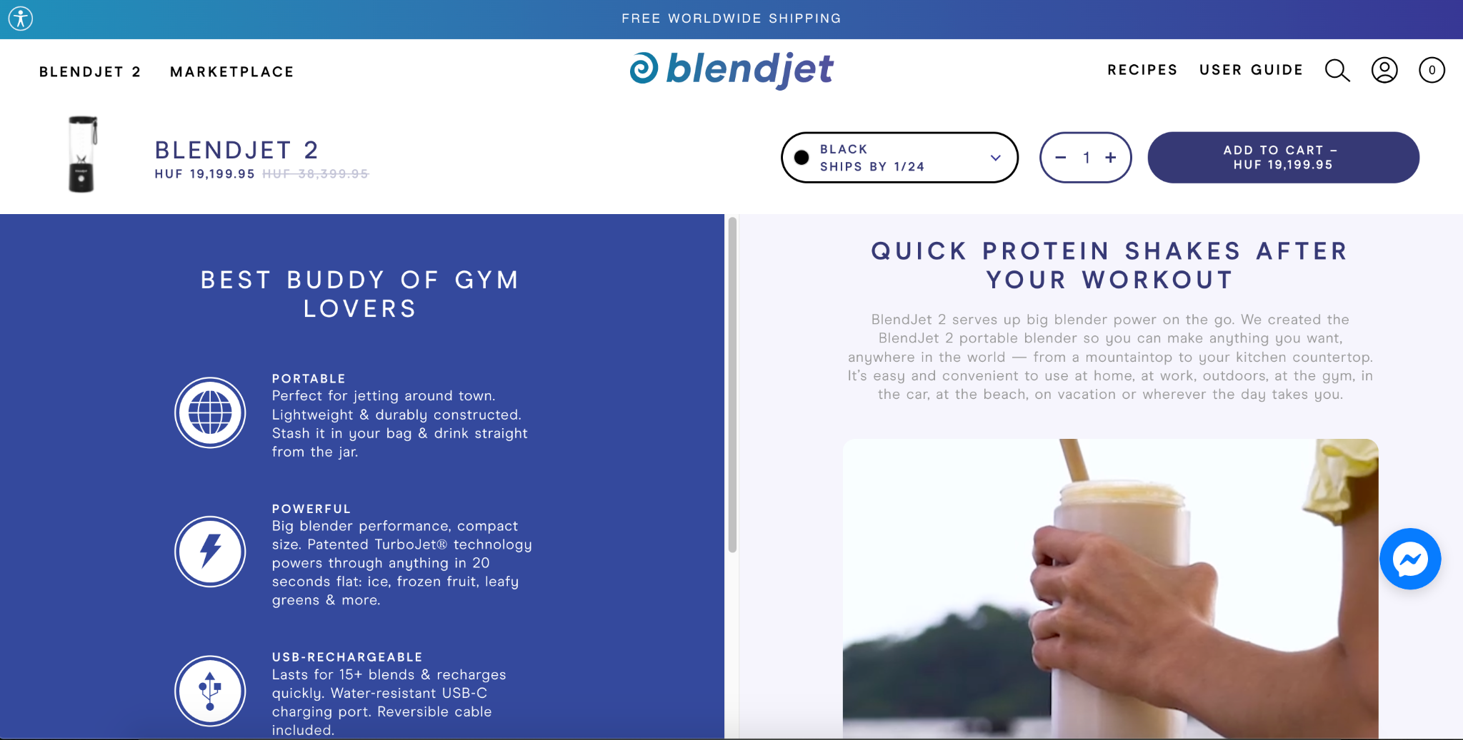blendjet tactic 2 - <img src="https://cdn-sales.optimonk.com/wp-content/uploads/tactic-022.jpg"><cite><span class="a">advanced</span><p><b>+10%</b>conversion rate</p></cite>Product Page Personalizer<small>Tailor product page messaging to align with your ad copy</small><div><p><b>Industry</b>Ecommerce</p><p><b>Type</b>Embedded</p></div>