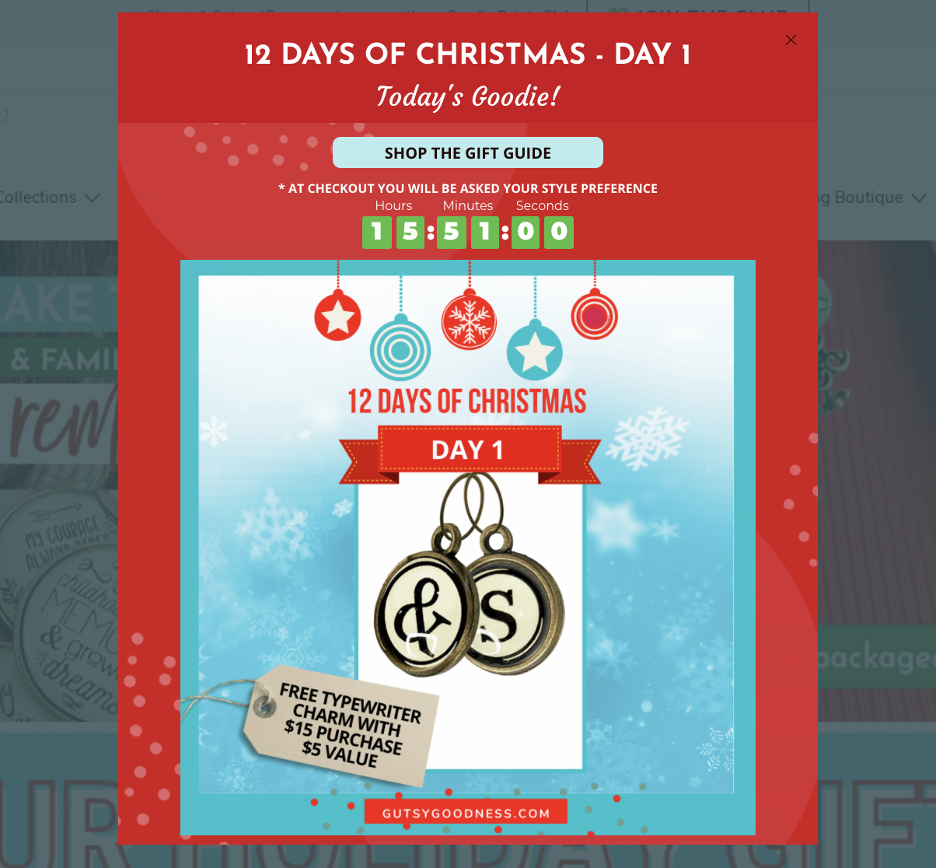 The 14 Most Creative Christmas-Themed Personalization Examples We've Seen  (+ Templates) - OptiMonk Blog