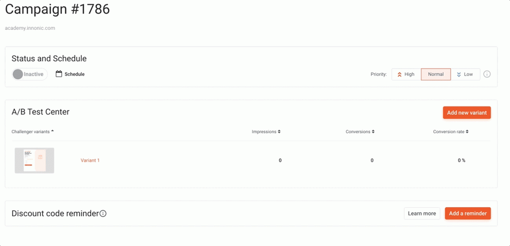 discount reminder admin 1024x495 - Make the most of discount codes with our new features + debut of OM Labs