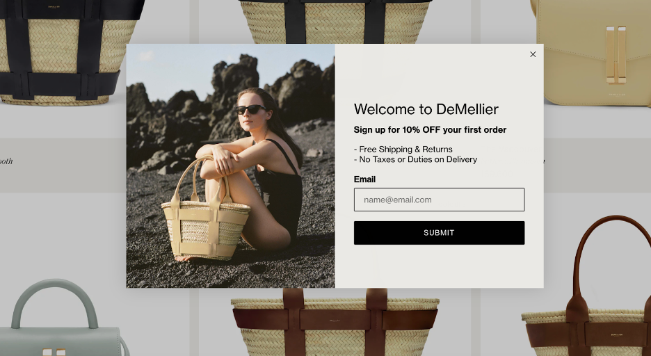 12 Stunning DTC Fashion Popup Examples fashion popup 11 - 12 Stunning DTC Fashion Popup Examples