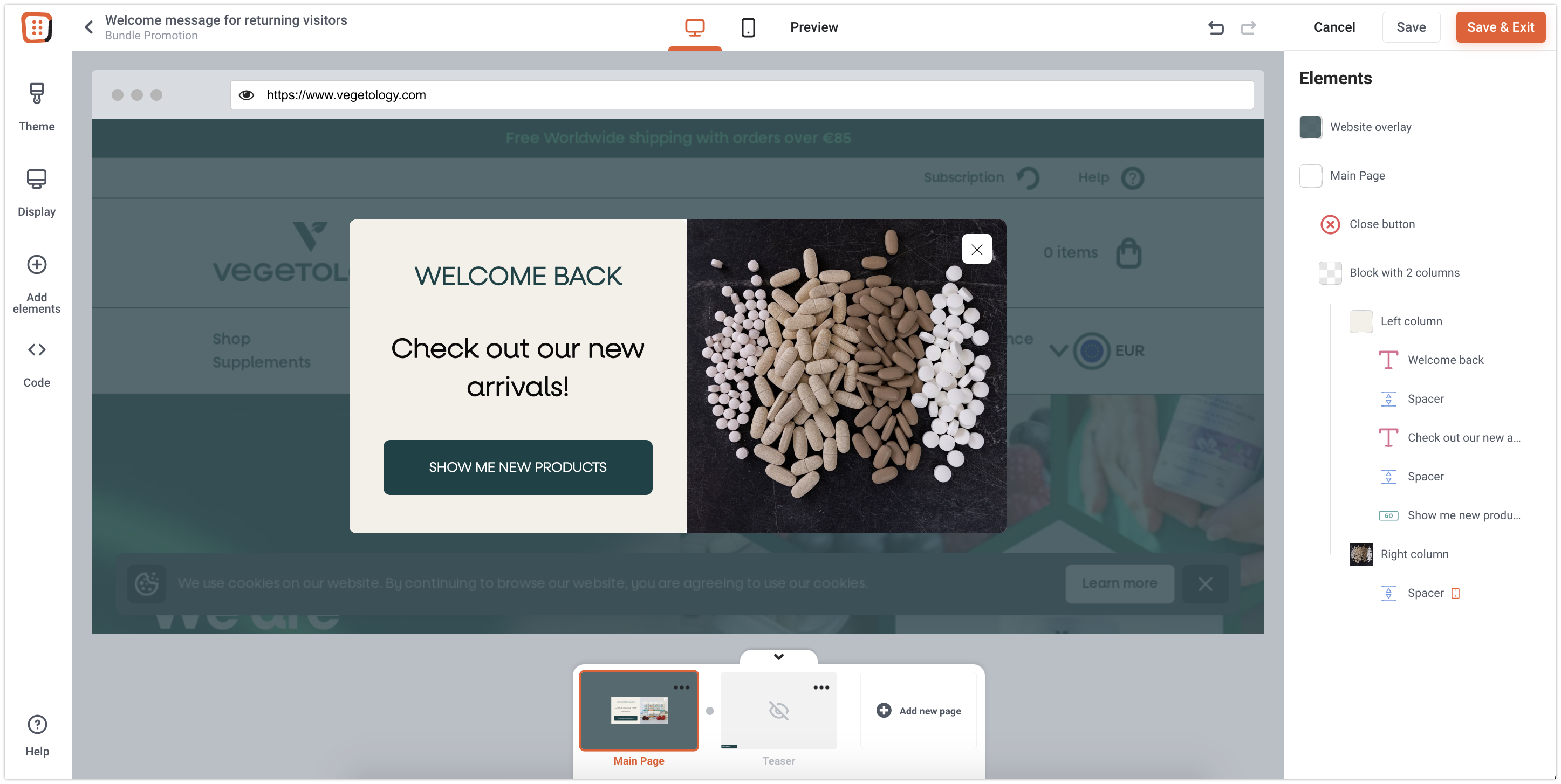 new product recommmender 01 - <img src="https://cdn-sales.optimonk.com/wp-content/uploads/new-product-recommender-ill.png"><cite><span class="i">intermediate</span><p><b>15%</b>CTR</p></cite>New Product Recommender<small>Promote a new offer for returning visitors</small><div><p><b>Industry</b>Ecommerce</p><p><b>Type</b>Overlay</p></div>