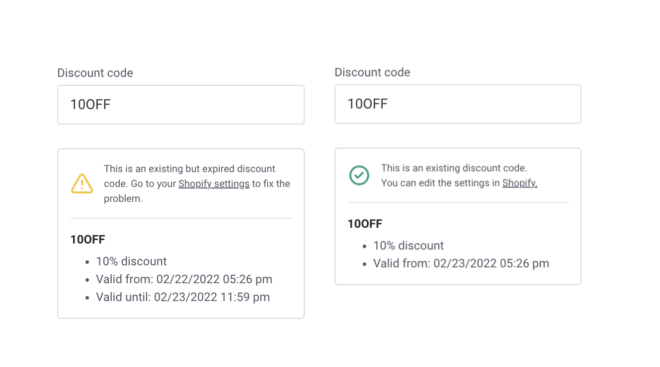 new coupon info fields - Make the most of discount codes with our new features + debut of OM Labs