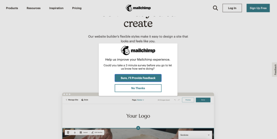 popup design example 02 - Ultimate Guide to Best Popup Design: Popup Examples & Best Practices