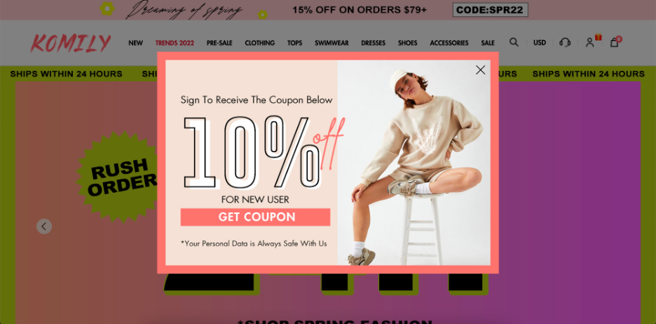 popup design example 13 - Ultimate Guide to Best Popup Design: Popup Examples & Best Practices