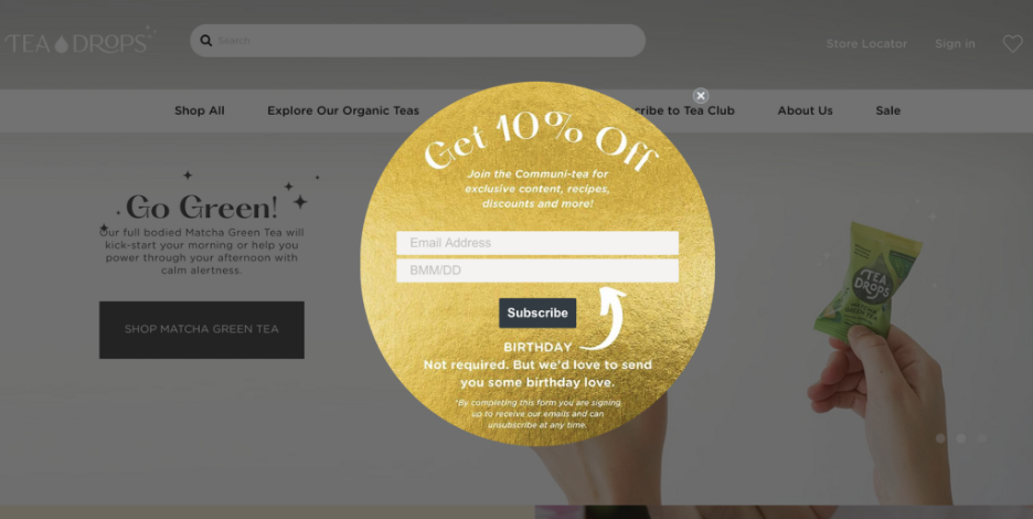 popup design example 17 - Ultimate Guide to Best Popup Design: Popup Examples & Best Practices