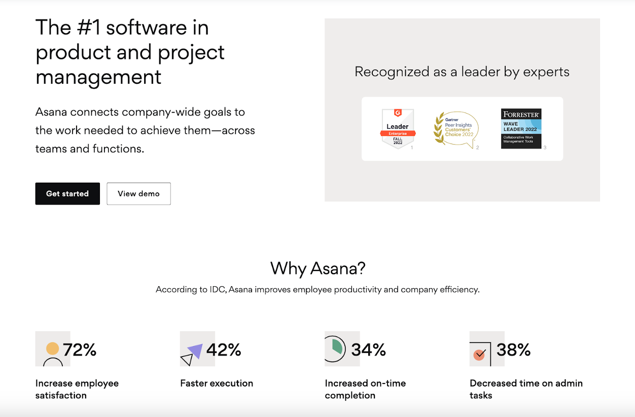 product landing page asana - What is a Product Landing Page & Why You Need Them to Generate Conversions