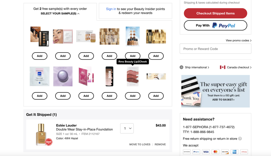 shopping cart page 09 - 8 Best Examples of Ecommerce Shopping Cart Page Designs