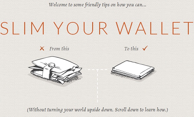 Тонкий кошелек Bellroy – УТП: «Уменьшите кошелек, не меняя привычек»